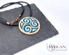 Kelta - Triskelion bronz tűzzománc medál