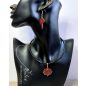 Tradició - Kalocsai - Tulipán bronz tűzzománc szett viselése