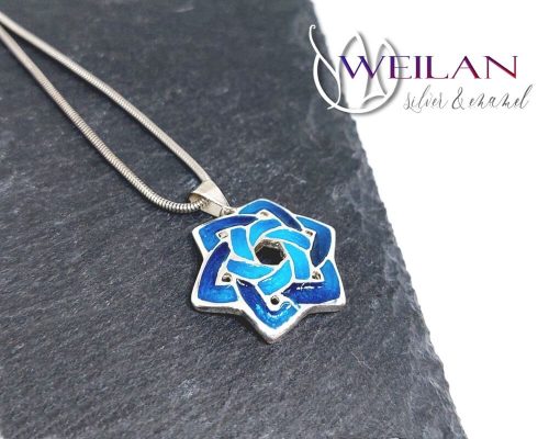 Kelta - Druida ezüst tűzzománc medál, kicsi