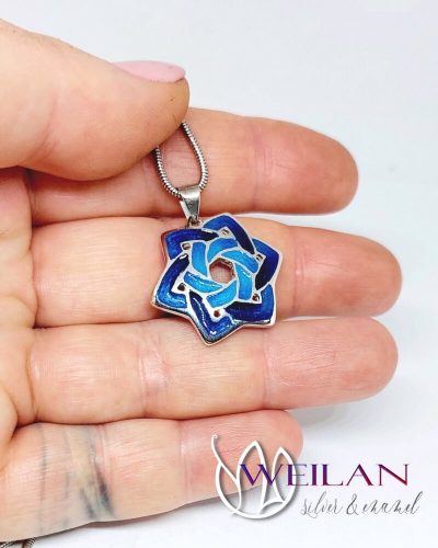 Kelta - Druida ezüst tűzzománc medál, kicsi