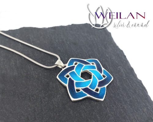 Kelta - Druida ezüst tűzzománc medál