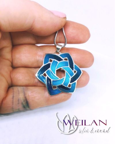 Kelta - Druida ezüst tűzzománc medál