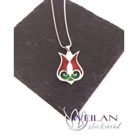 Hej'tulipán - Mátkám ezüst tűzzománc medál OG