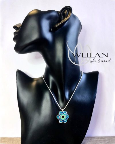 Kelta - Druida ezüst tűzzománc kismedál viselése