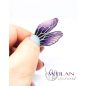 Wings - Dragonfly - ezüst ajour tűzzománc fülbevaló 