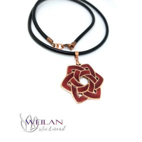 Druid - Bronze Enamel Pendant