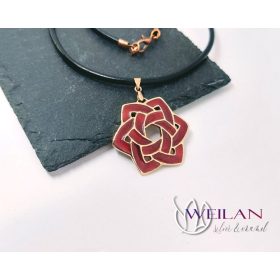 Kelta - Druida bronz tűzzománc medál