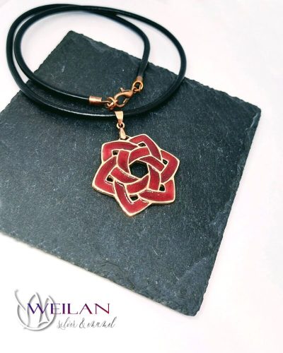 Druid - Bronze Enamel Pendant