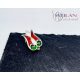 Mátkám ezüst tűzzománc kitűző "pin