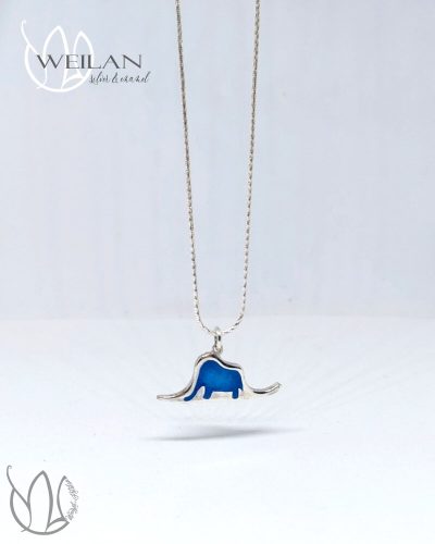 A kis herceg - A kalap - ezüst tűzzománc medál,