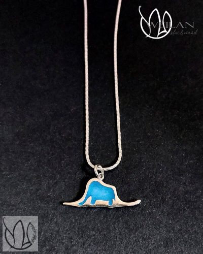 A kis herceg - A kalap - ezüst tűzzománc medál