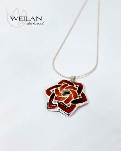 Kelta - Druida ezüst tűzzománc medál, kicsi