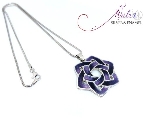 Kelta - Druida ezüst tűzzománc medál