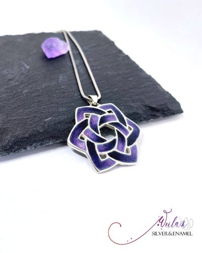 Kelta - Druida ezüst tűzzománc medál