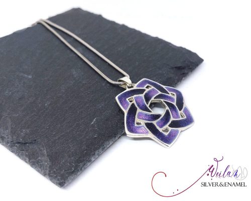 Kelta - Druida ezüst tűzzománc medál