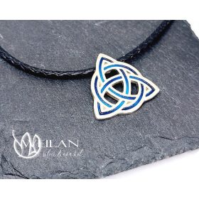 Trinity ezüst tűzzománc medál