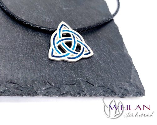 Trinity ezüst tűzzománc medál