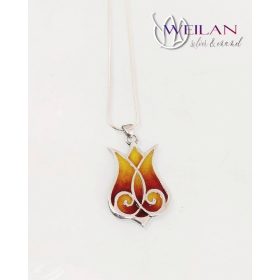 Mátkám ezüst tűzzománc medál