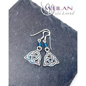 Trinity ezüst tűzzománc fülbevaló