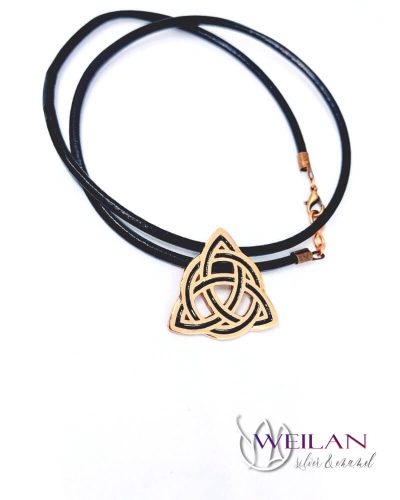 Trinity bronz tűzzománc medál