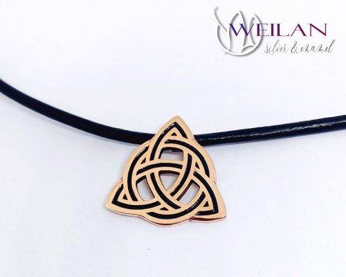 Trinity bronz tűzzománc medál