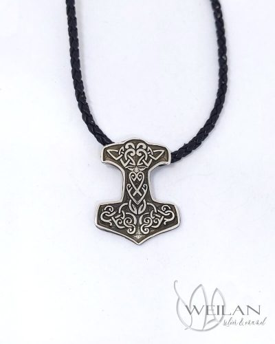 Edda - Mjölnir - Thor kalapácsa ezüst medál