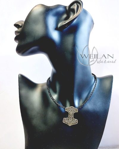 Edda - Mjölnir - Thor kalapácsa ezüst medál viselése