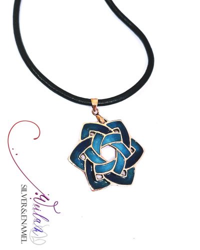 Kelta - Druida bronz tűzzománc medál