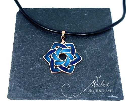 Kelta - Druida bronz tűzzománc medál