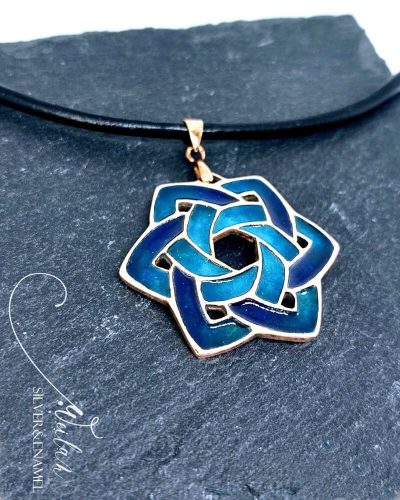 Kelta - Druida bronz tűzzománc medál