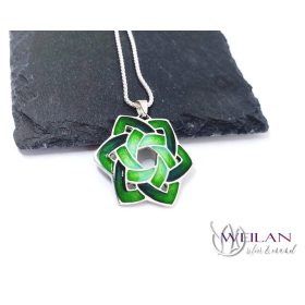 Druida ezüst tűzzománc medál