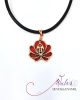 Tradició - Matyó - Rózsa bronz tűzzománc medál