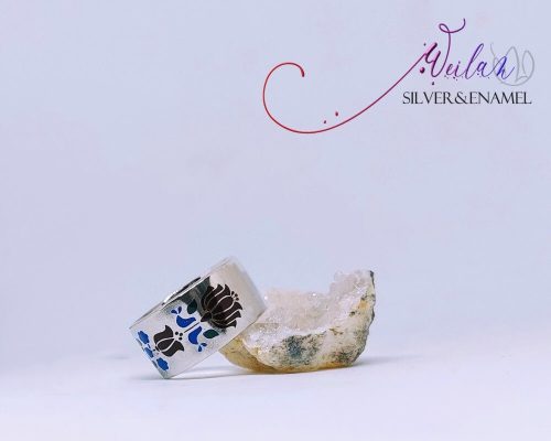 Tradició ezüst tűzzománc gyűrű