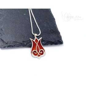 Hej'tulipán - Mátkám ezüst tűzzománc medál OG