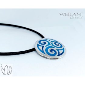 Kelta - Triskelion ezüst tűzzománc medál