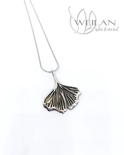 Leaf - Ginkgo Biloba - ezüst medál