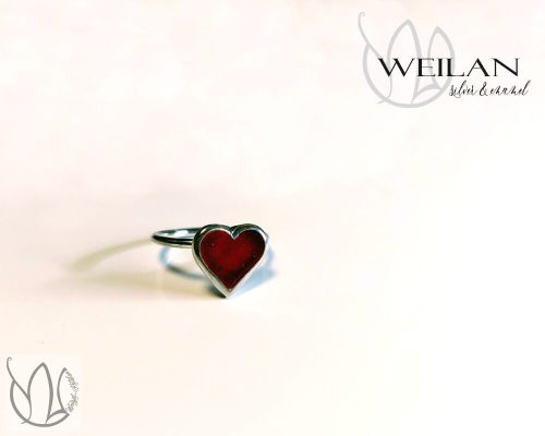 Karnevál - My Valentine ezüst tűzzománc gyűrű 1