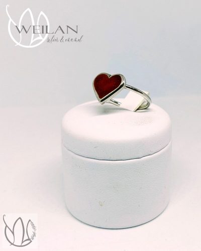 Karnevál - My Valentine ezüst tűzzománc gyűrű 3