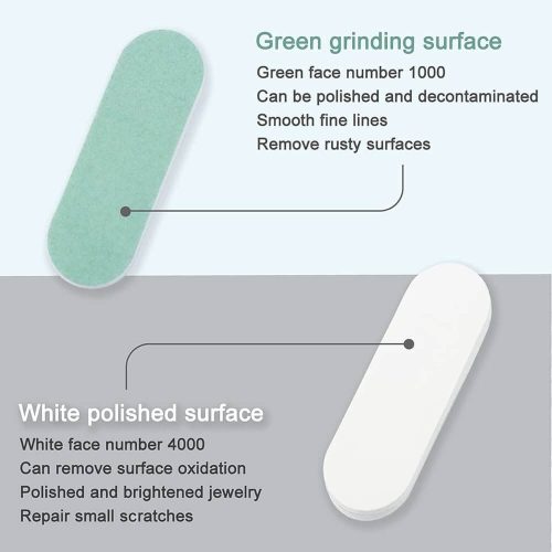 Mini, kétoldalas ékszertisztító szivacs