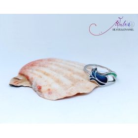 Hej'tulipán - Virágszálam ezüst gyűrű