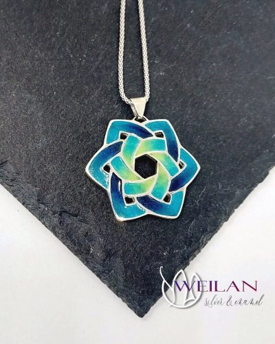 Kelta - Druida ezüst tűzzománc medál