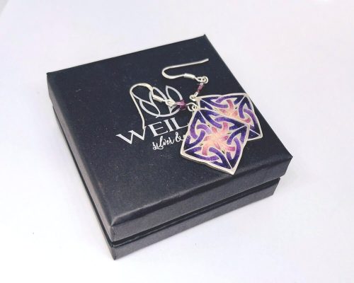 Vatis ezüst tűzzománc szett viselése