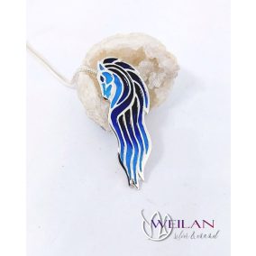 Kelta - Epona ezüst tűzzománc medál OG