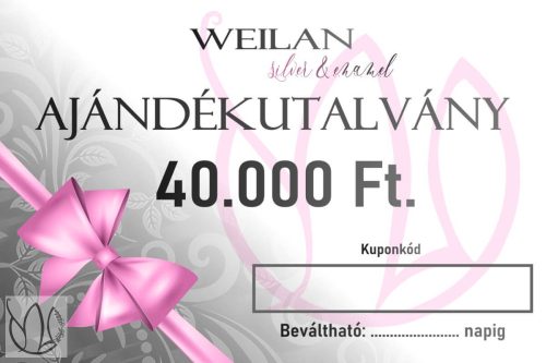 WEILAN Ajándékutalvány - 40000 Ft