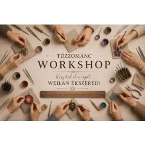 Ékszerzománc workshop - 2026. november 8-án, Budapesten - IDÉN CSAK EGYSZER!