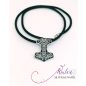 Edda - Mjölnir - Thor kalapácsa ezüst tűzzománc medál