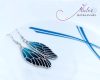 Wings - Dragonfly - ezüst ajour tűzzománc fülbevaló 