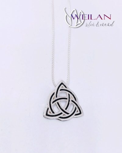 Trinity ezüst tűzzománc medál