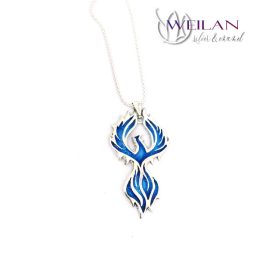 Magia - Főnix ezüst tűzzománc medál OG