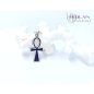 Ankh kereszt - ezüst tűzzománc medál 